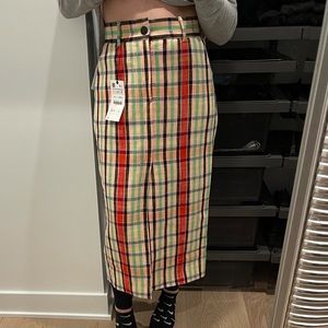 Zara Plaid Skirt BRAND NEW!